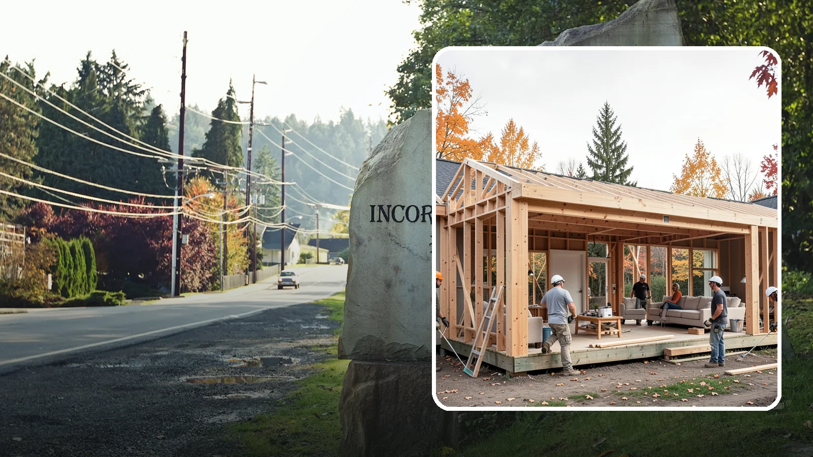 Family Room Addition in Wilkeson, Pierce County, WA - A family room addition creates a large, open gathering space for everyday living and entertaining.