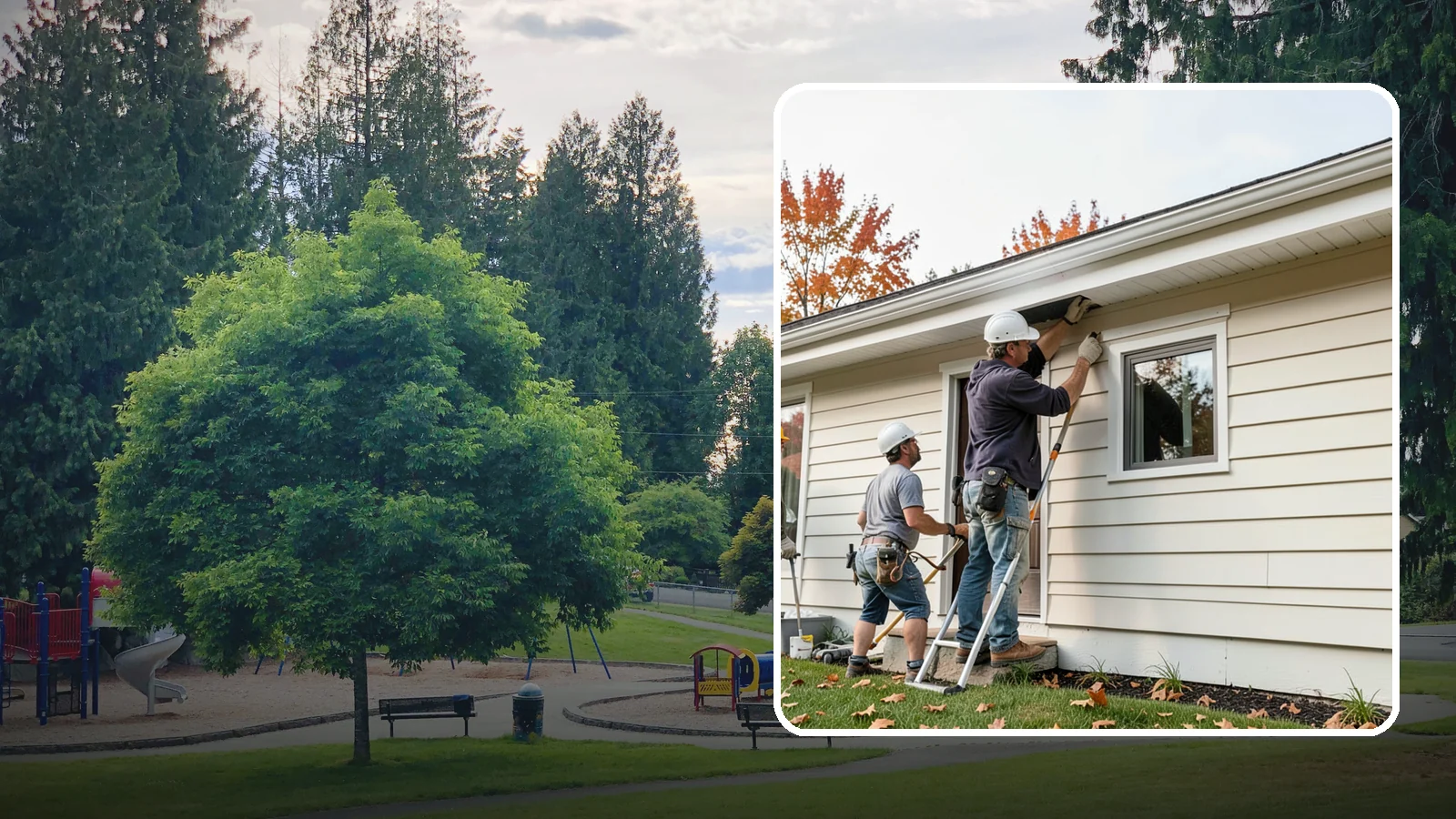 Fascia Repair in Bonney Lake, Pierce County, WA - Fascia repair that restores the roofline board protecting your gutters and eaves.