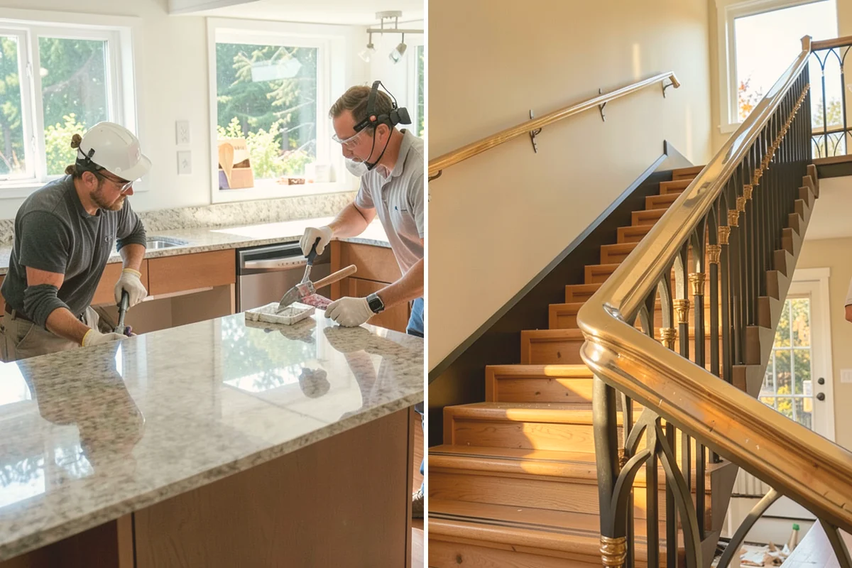 Fascia Repair in Bothell, King County, WA - Inspect the fascia and gutter attachment