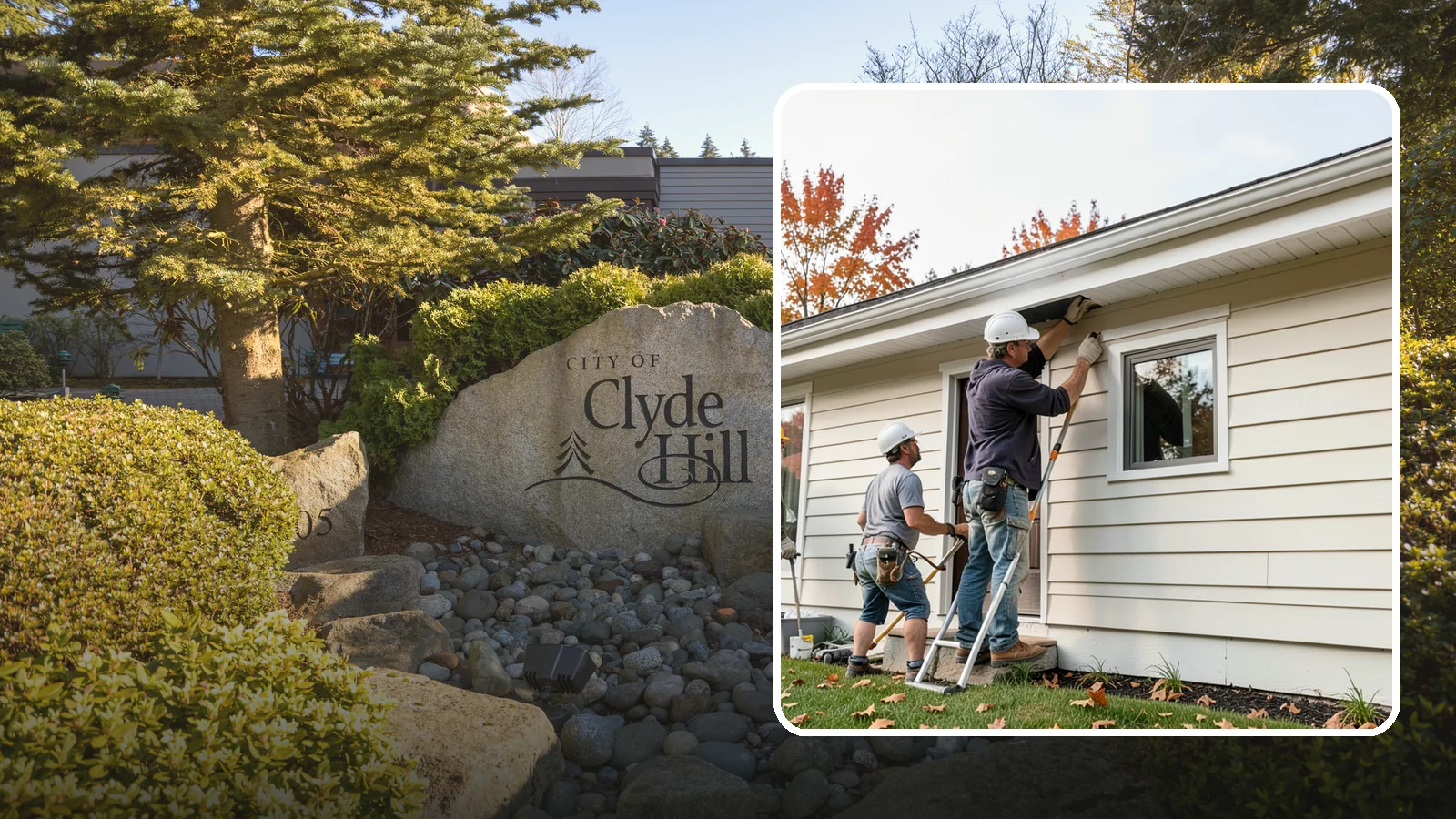 Fascia Repair in Clyde Hill, King County, WA - Fascia repair that restores the roofline board protecting your gutters and eaves.