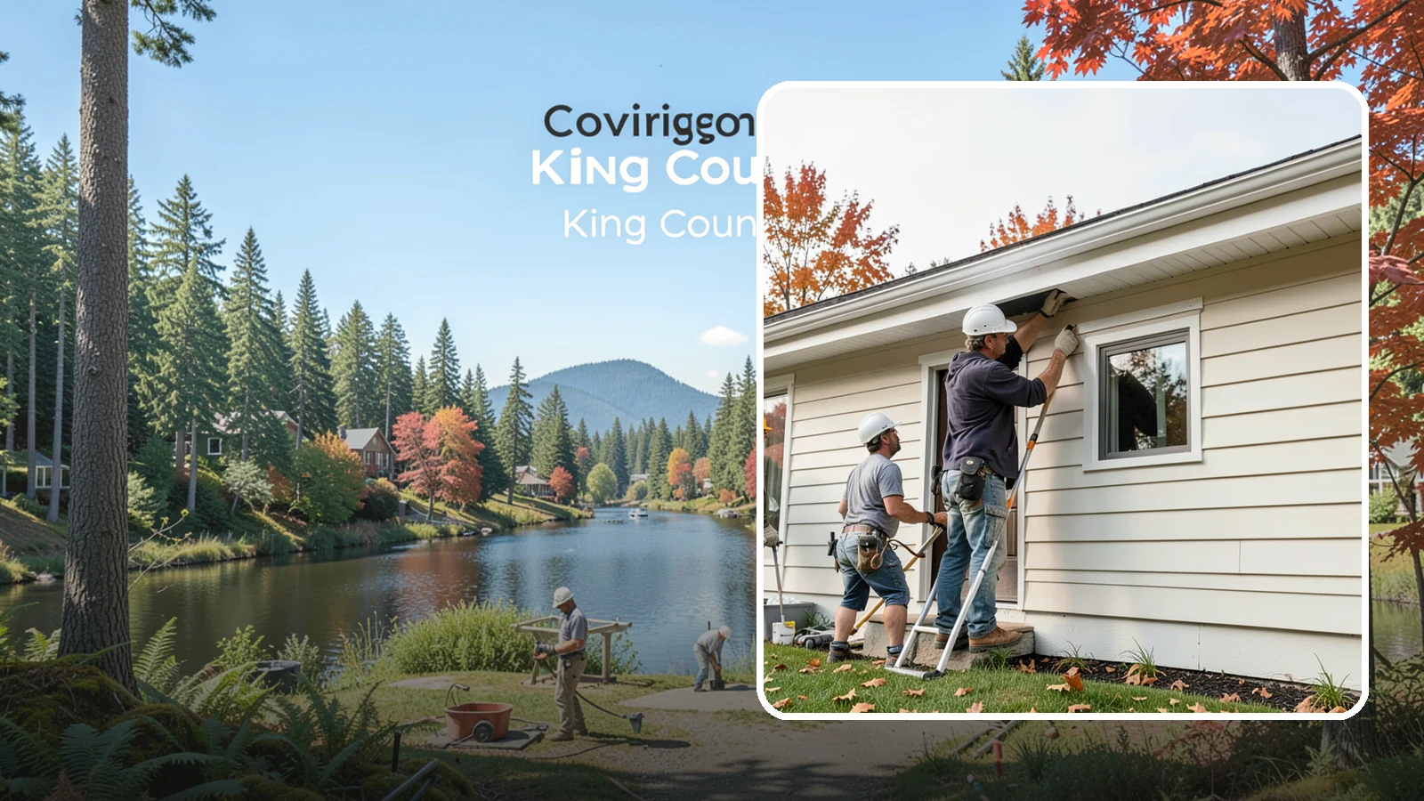 Fascia Repair in Covington, King County, WA - Fascia repair that restores the roofline board protecting your gutters and eaves.