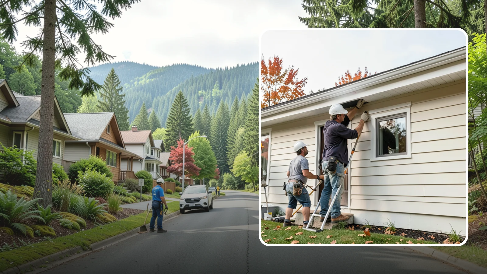 Fascia Repair in Darrington, Snohomish County, WA - Fascia repair that restores the roofline board protecting your gutters and eaves.