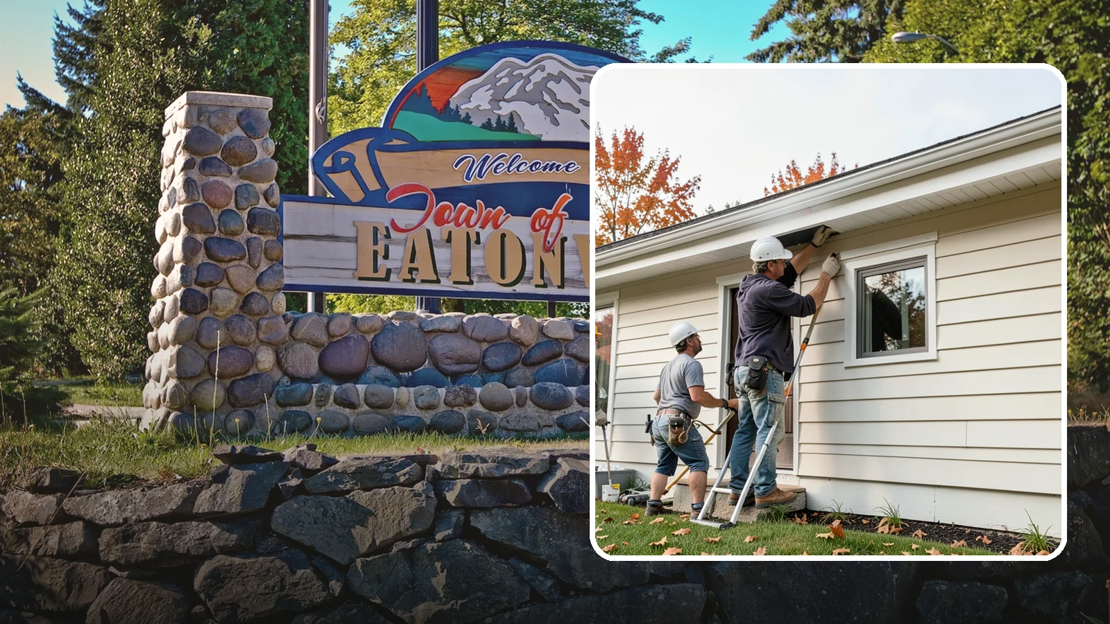 Fascia Repair in Eatonville, Pierce County, WA - Fascia repair that restores the roofline board protecting your gutters and eaves.