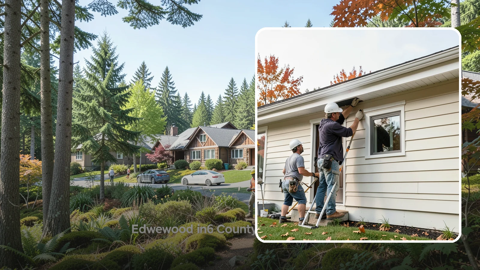 Fascia Repair in Edgewood, Pierce County, WA - Fascia repair that restores the roofline board protecting your gutters and eaves.