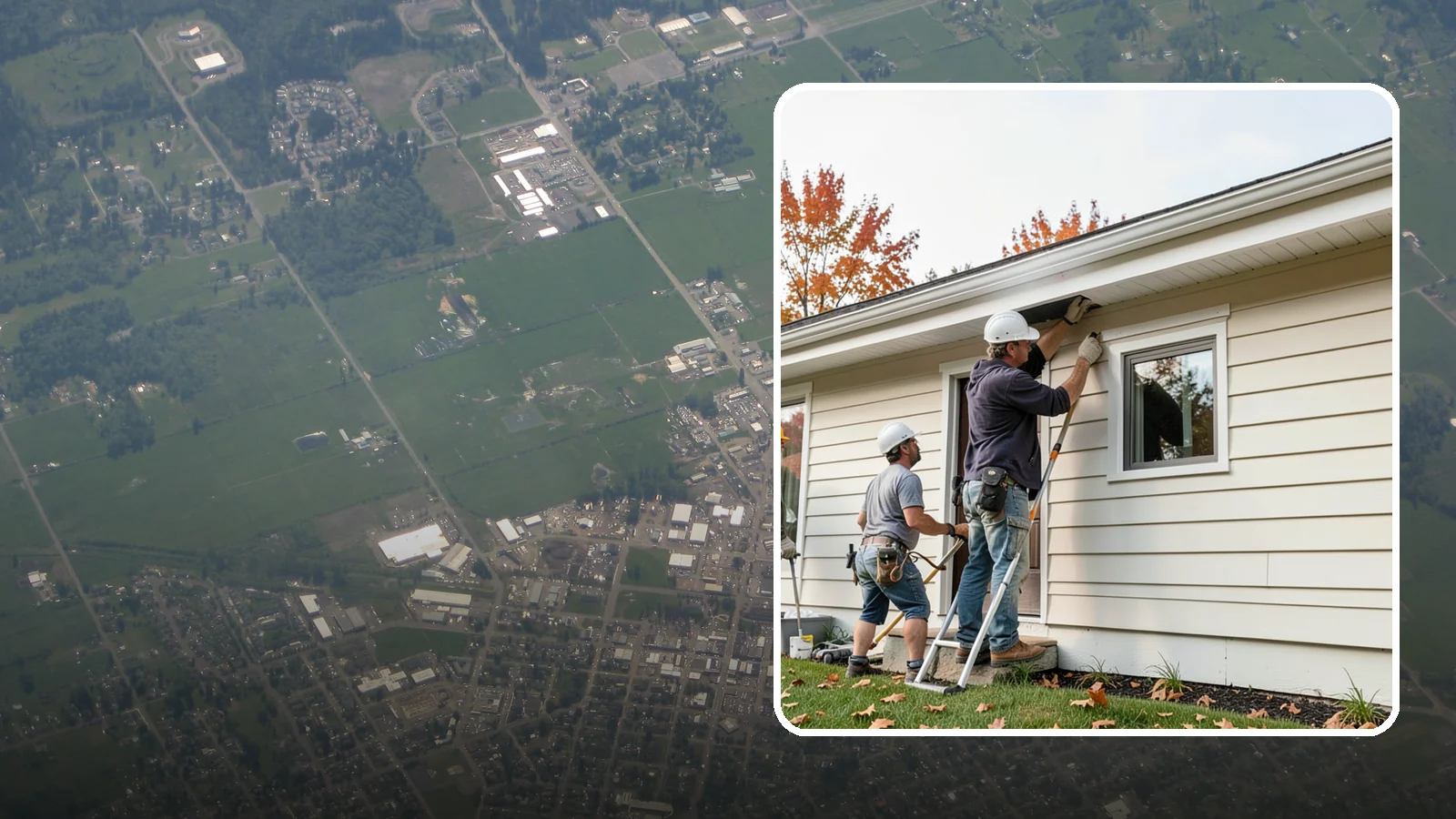 Fascia Repair in Enumclaw, King County, WA - Fascia repair that restores the roofline board protecting your gutters and eaves.