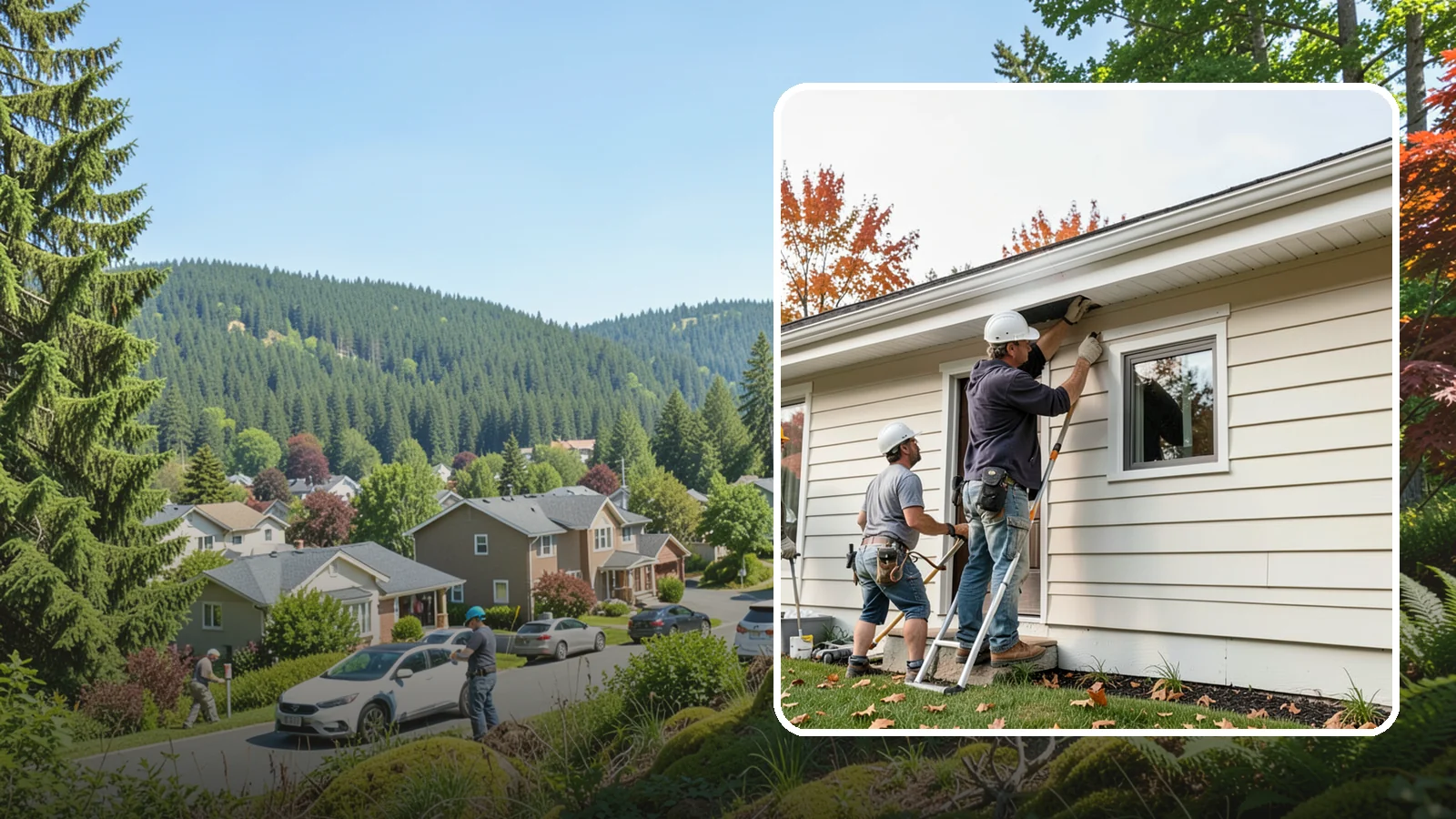 Fascia Repair in Index, Snohomish County, WA - Fascia repair that restores the roofline board protecting your gutters and eaves.