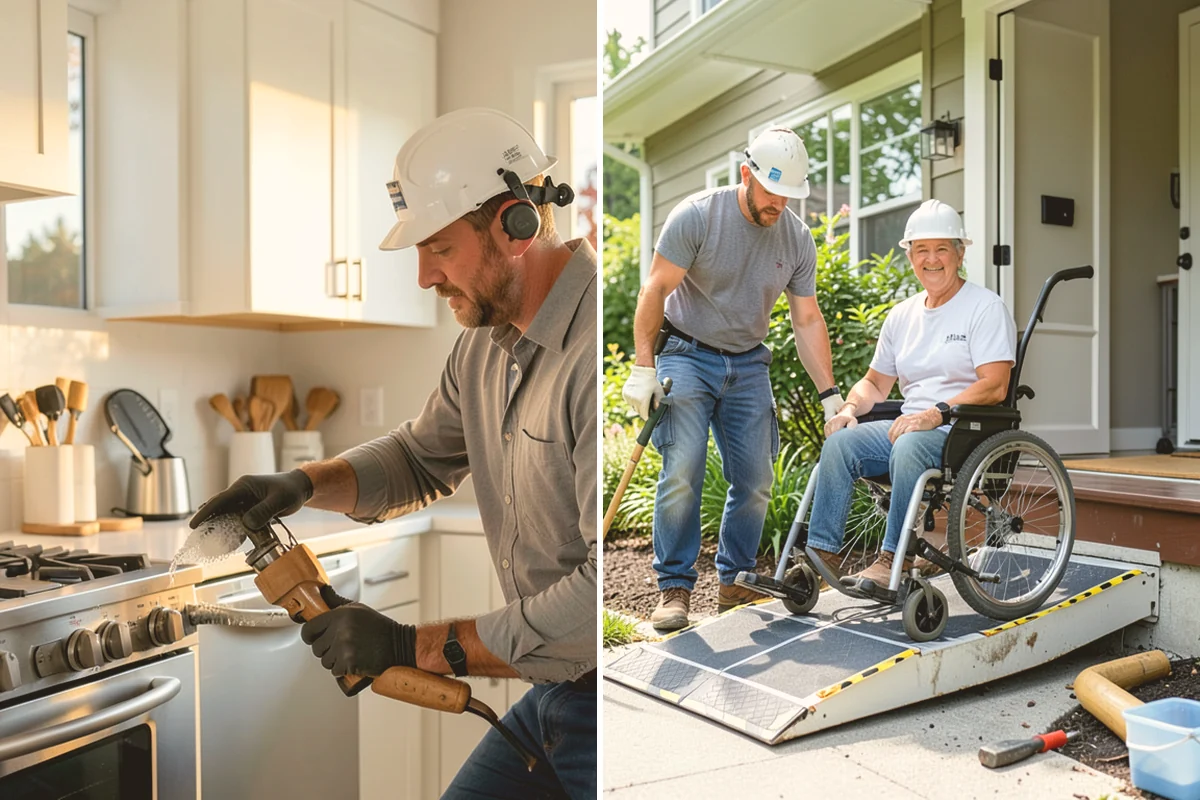 Fascia Repair in Kent, King County, WA - Inspect the fascia and gutter attachment