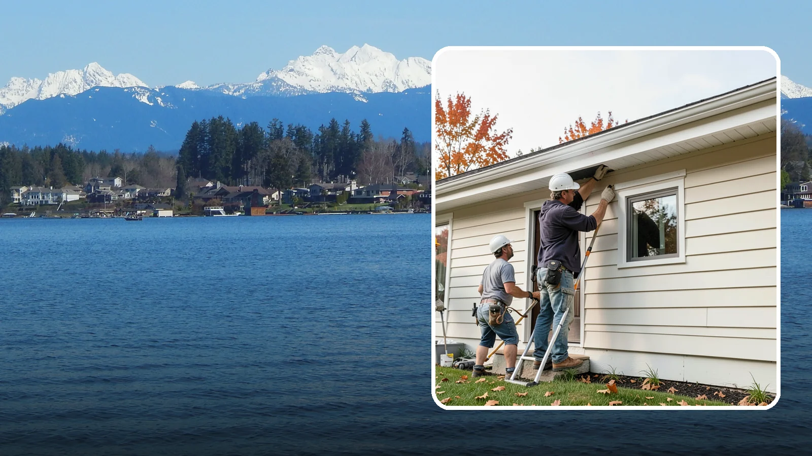 Fascia Repair in Lake Stevens, Snohomish County, WA - Fascia repair that restores the roofline board protecting your gutters and eaves.
