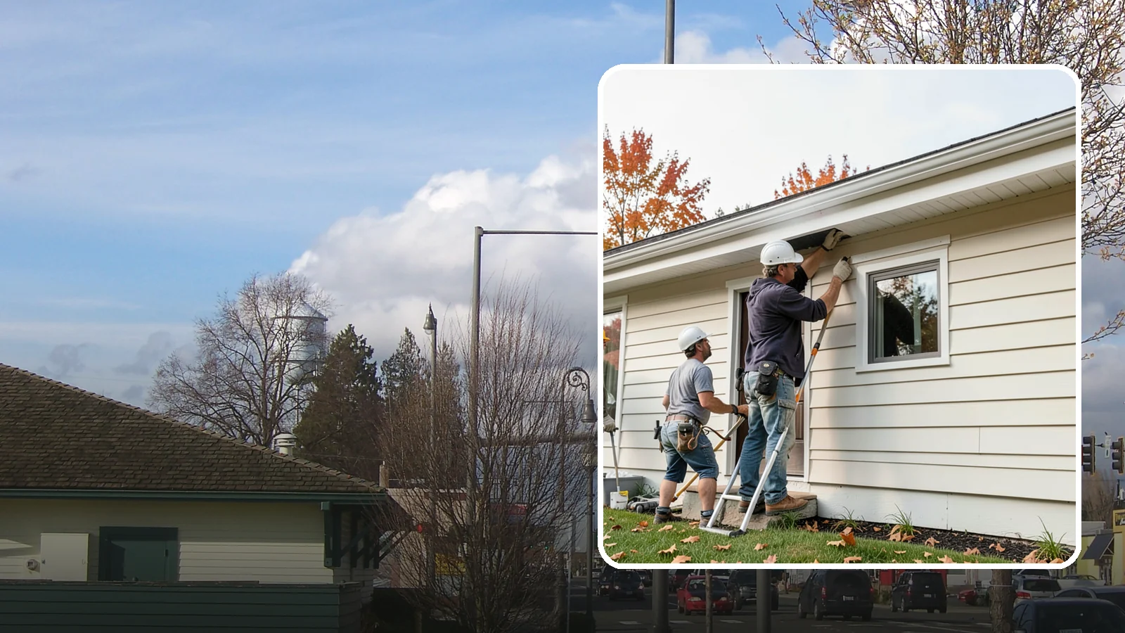 Fascia Repair in Marysville, Snohomish County, WA - Fascia repair that restores the roofline board protecting your gutters and eaves.