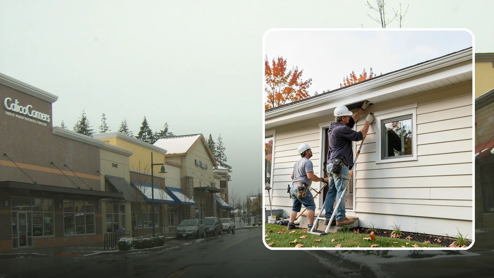 Fascia Repair in Mill Creek, Snohomish County, WA - Fascia repair that restores the roofline board protecting your gutters and eaves.