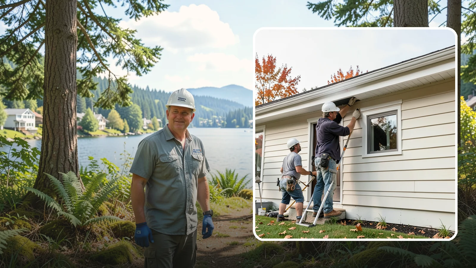 Fascia Repair in Milton, King County, WA - Fascia repair that restores the roofline board protecting your gutters and eaves.