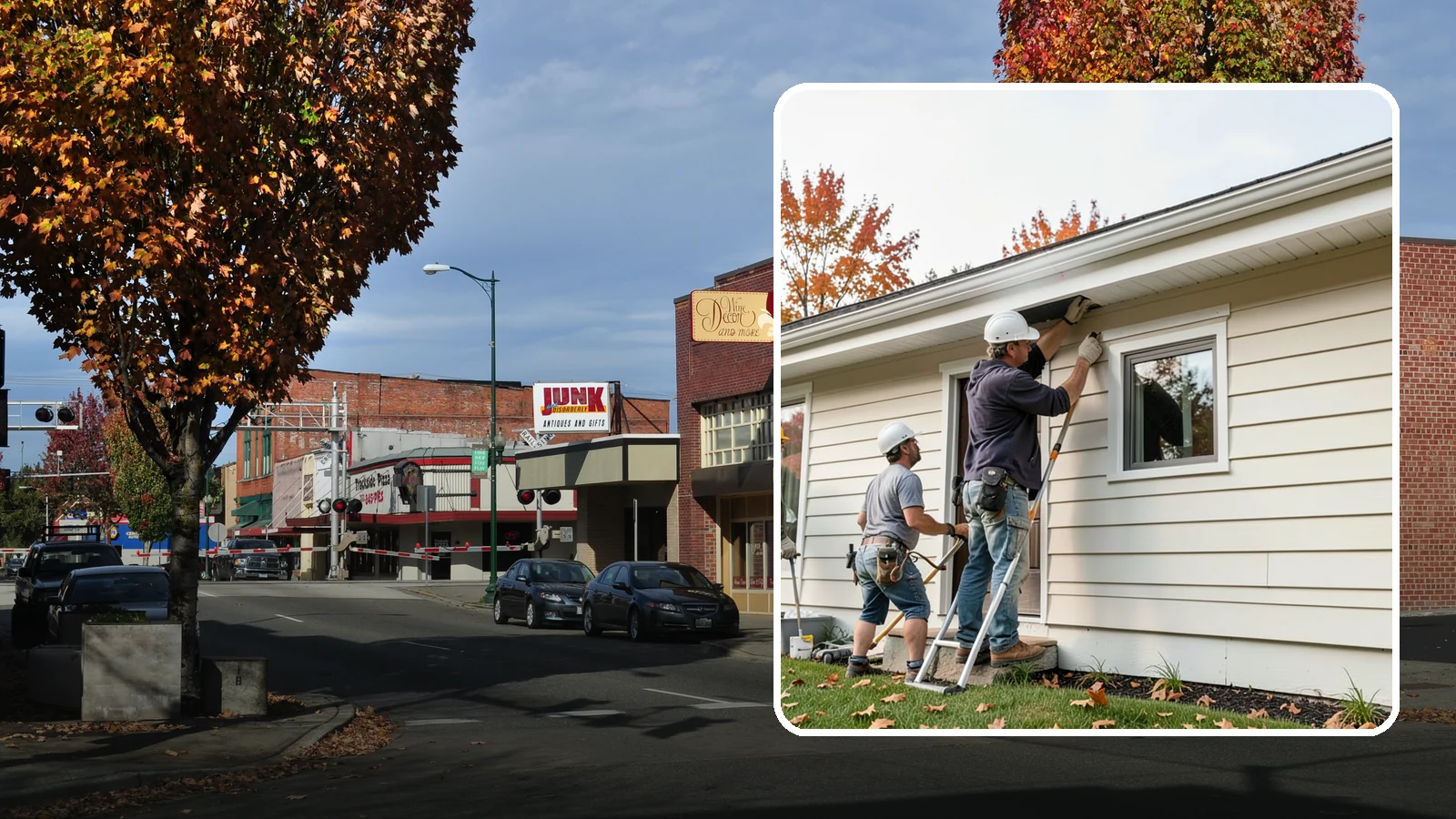 Fascia Repair in Puyallup, Pierce County, WA - Fascia repair that restores the roofline board protecting your gutters and eaves.