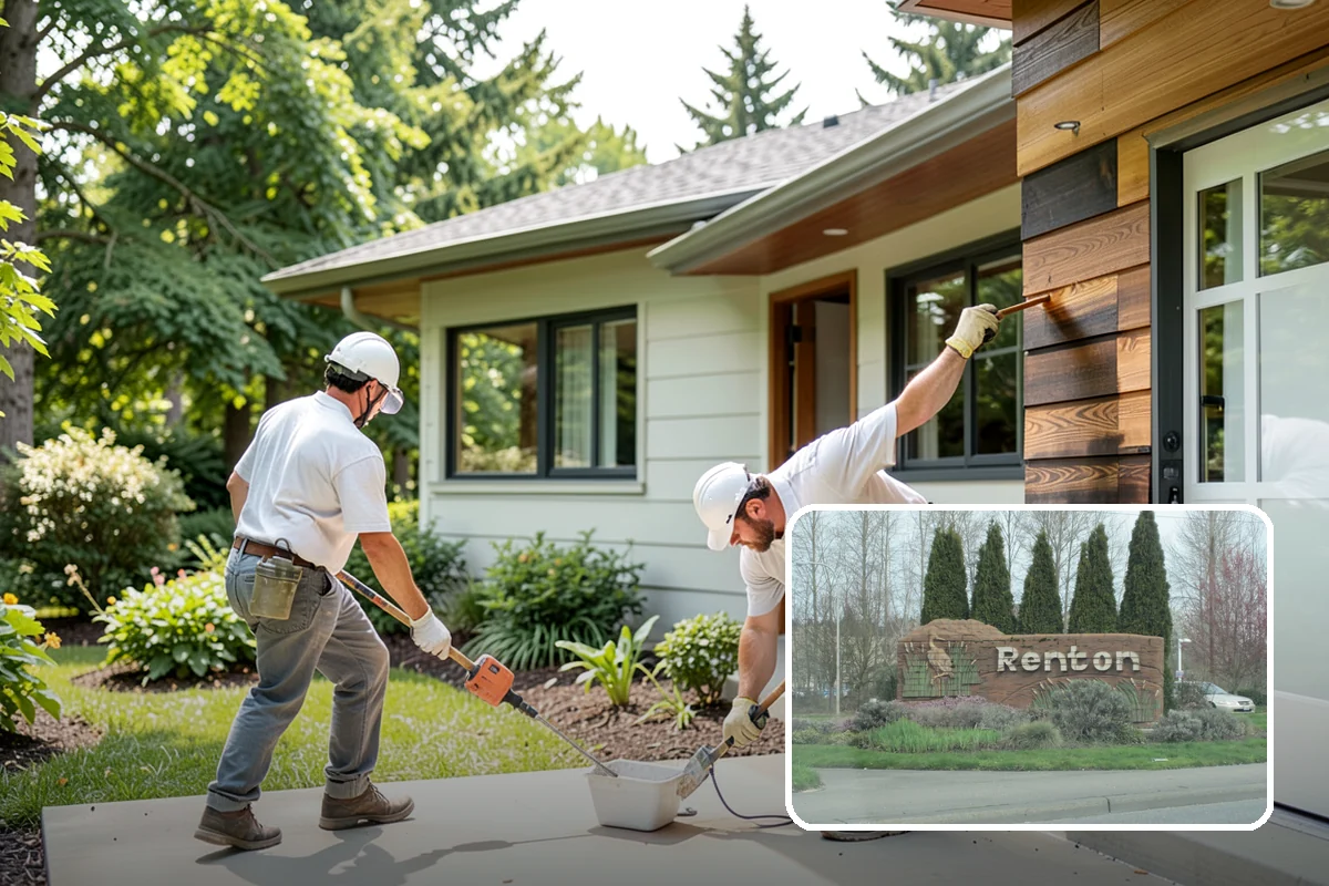 Fascia Repair in Renton, King County, WA - Restores a solid mounting for gutters
