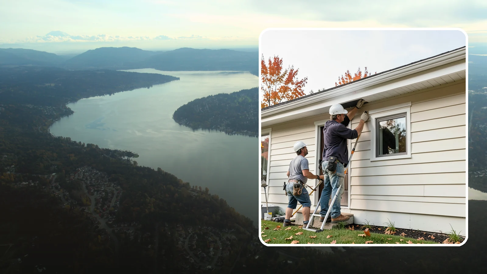 Fascia Repair in Sammamish, King County, WA - Fascia repair that restores the roofline board protecting your gutters and eaves.