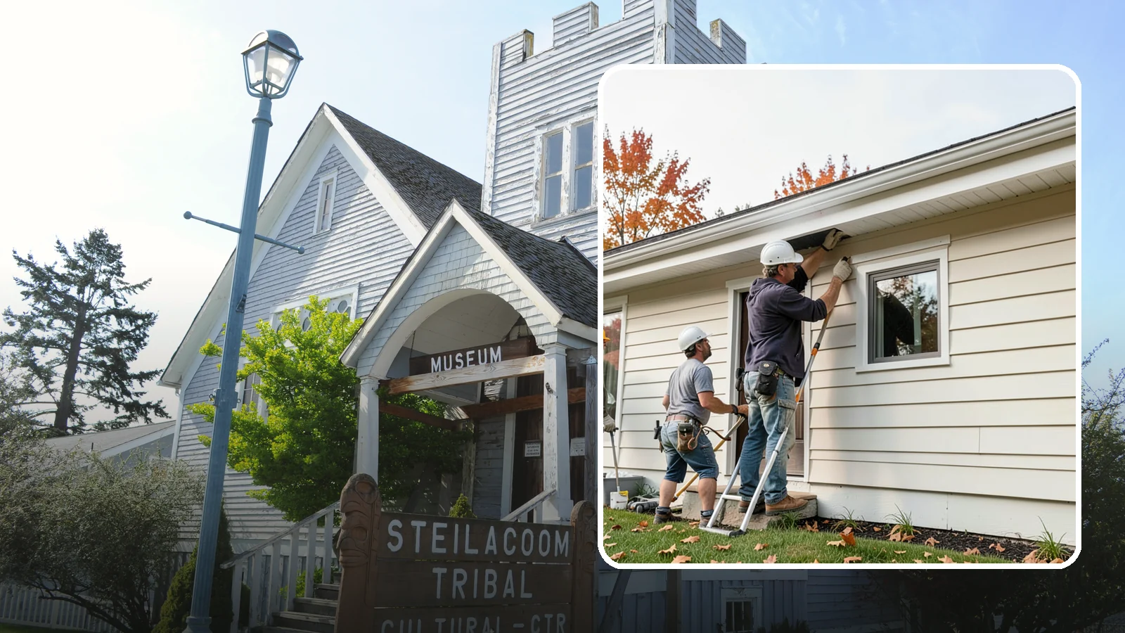 Fascia Repair in Steilacoom, Pierce County, WA - Fascia repair that restores the roofline board protecting your gutters and eaves.