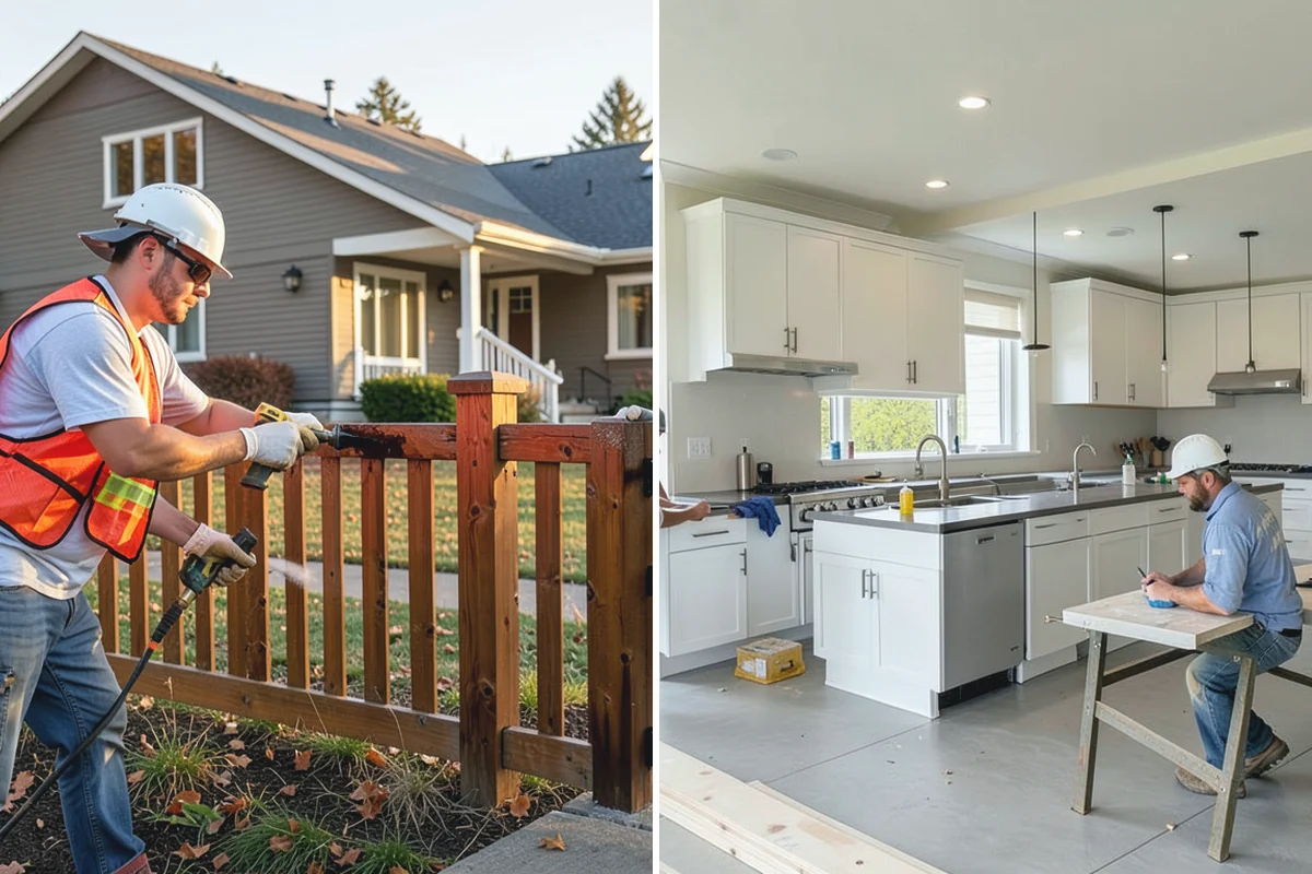 Fascia Repair in Woodinville, King County, WA - Inspect the fascia and gutter attachment