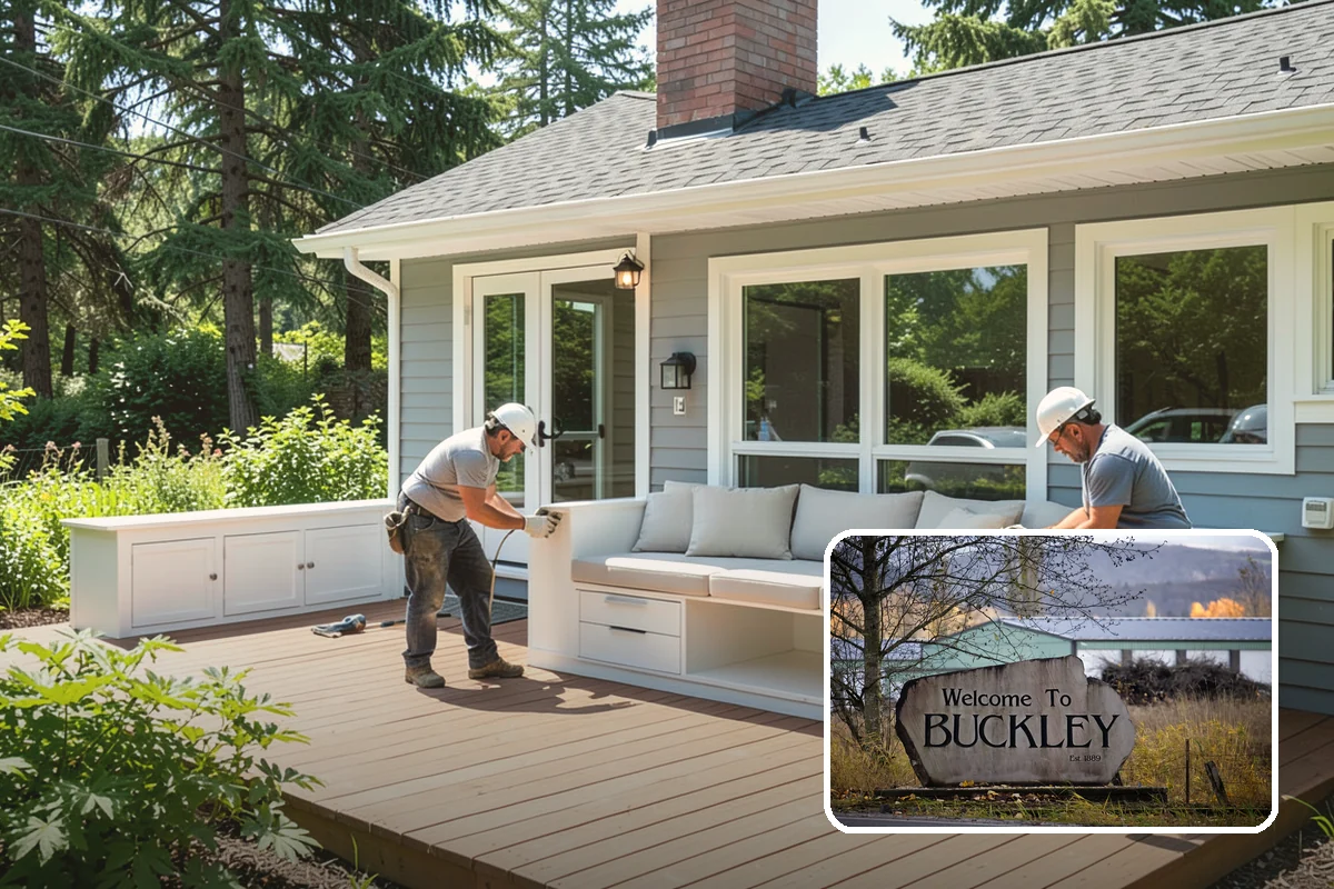 Fascia Replacement in Buckley, Pierce County, WA - Renews the entire roofline in one project