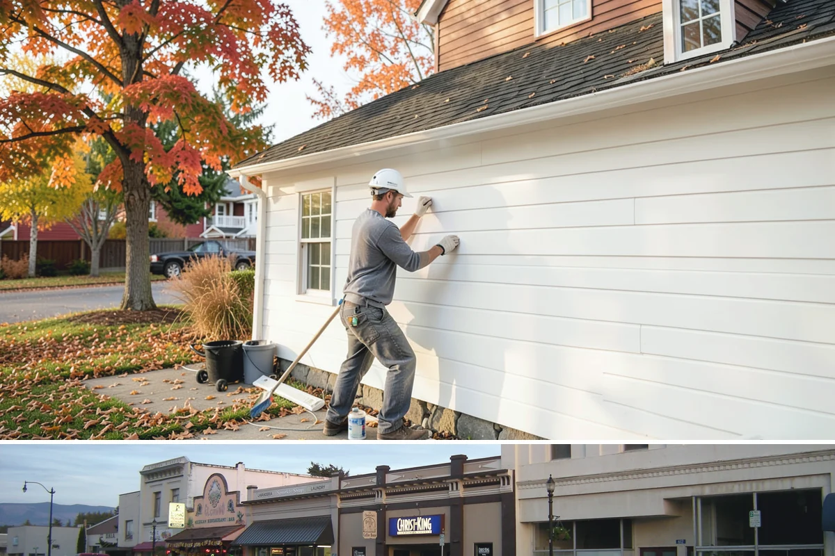 Fascia Replacement in Burlington, Skagit County, WA - Summer and early fall provide the dry window needed for replacement and finishing.