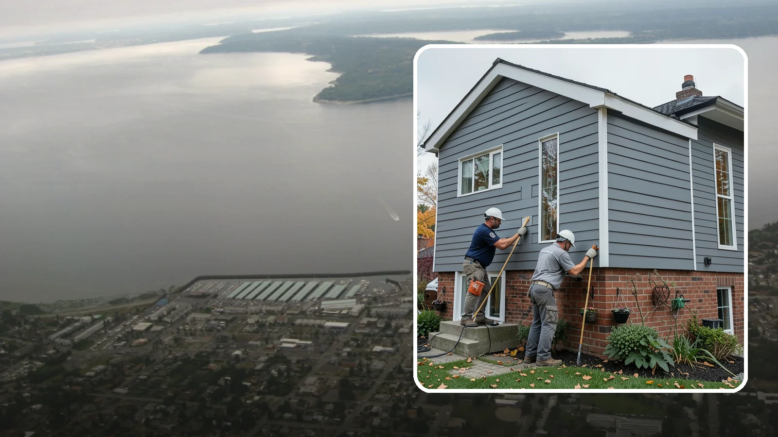Fascia Replacement in Des Moines, King County, WA - Full fascia replacement that renews the roofline boards protecting your eaves and gutters.