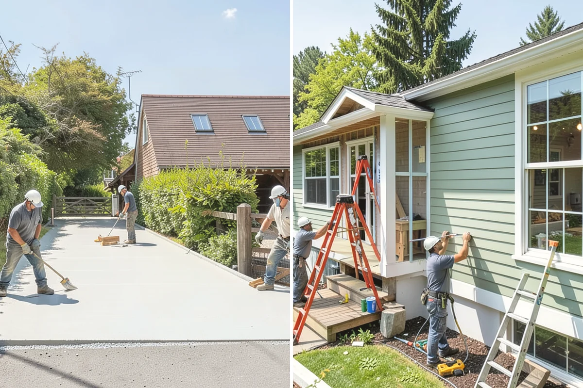 Fascia Replacement in Duvall, King County, WA - Remove existing fascia and inspect the framing