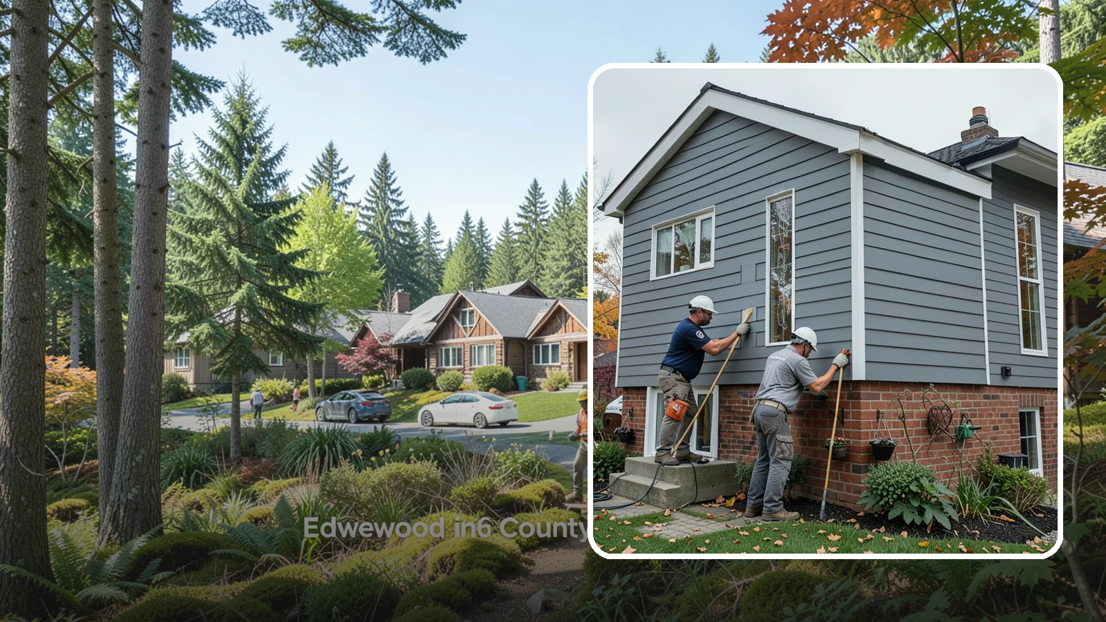 Fascia Replacement in Edgewood, Pierce County, WA - Full fascia replacement that renews the roofline boards protecting your eaves and gutters.