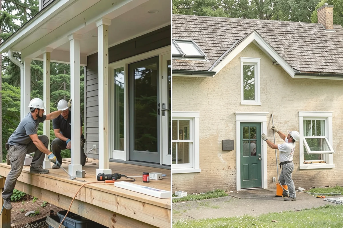 Fascia Replacement in Edgewood, Pierce County, WA - Remove existing fascia and inspect the framing