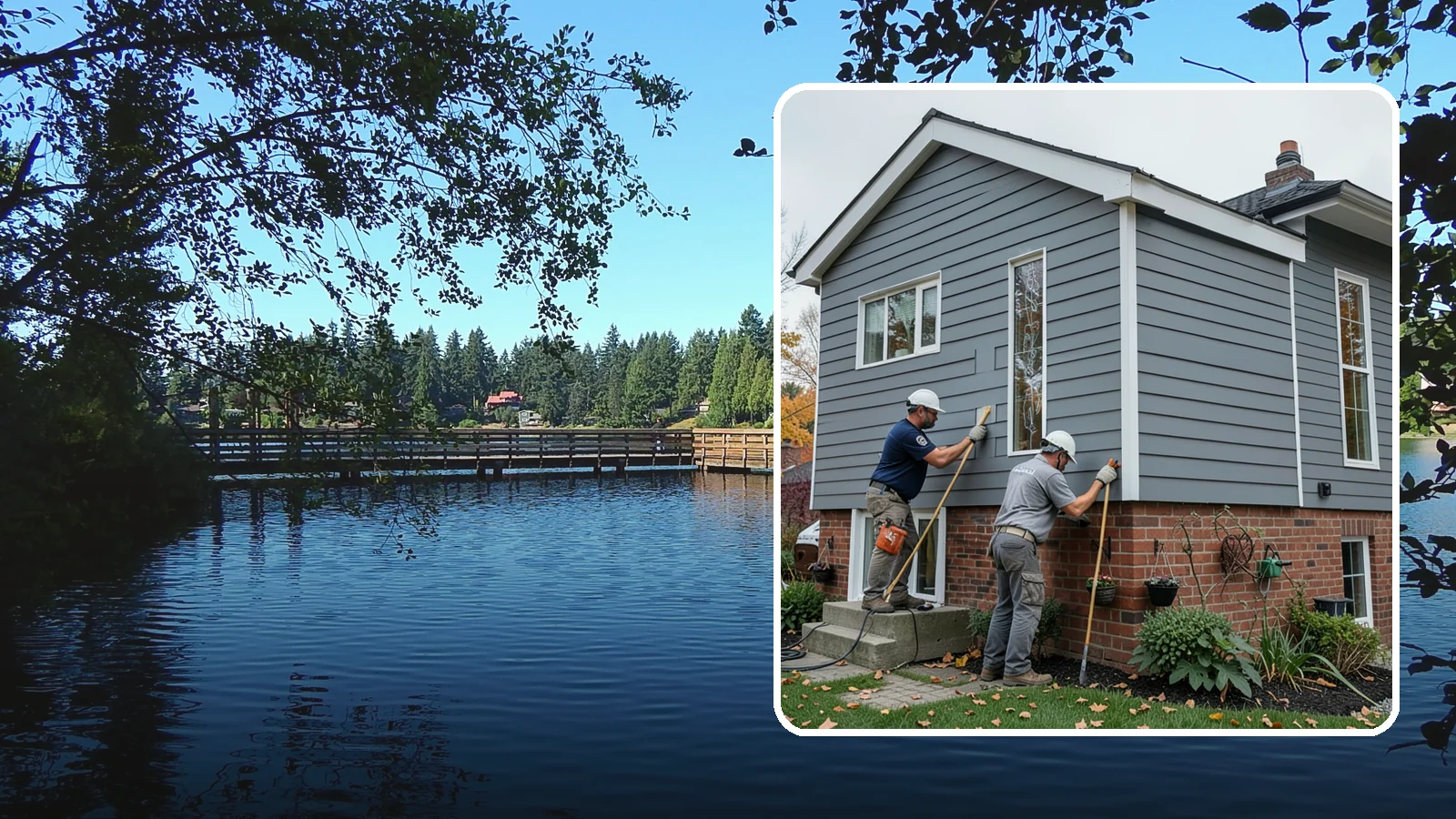 Fascia Replacement in Federal Way, King County, WA - Full fascia replacement that renews the roofline boards protecting your eaves and gutters.