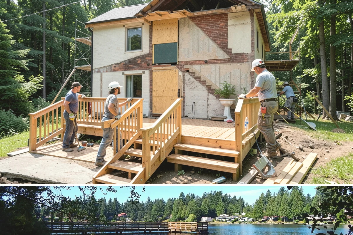 Fascia Replacement in Federal Way, King County, WA - Summer and early fall provide the dry window needed for replacement and finishing.