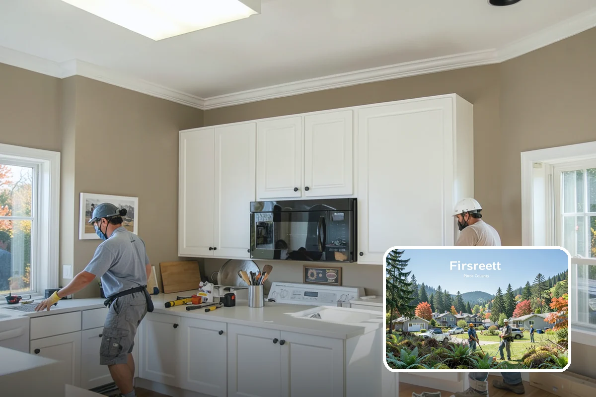 Fascia Replacement in Fircrest, Pierce County, WA - Renews the entire roofline in one project