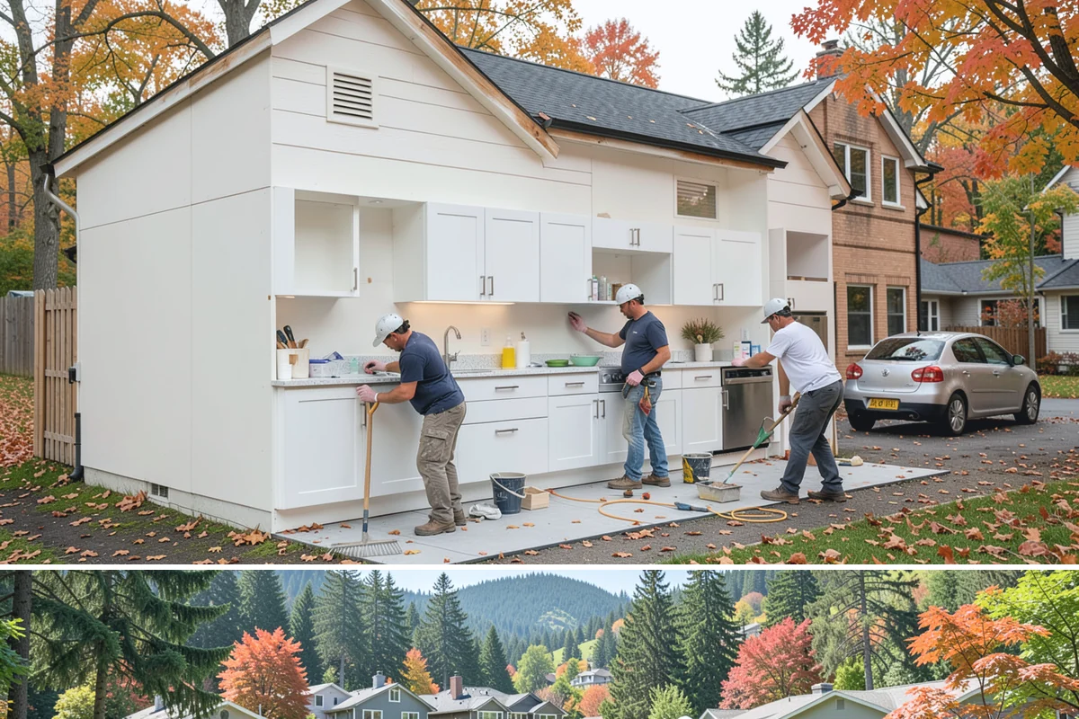 Fascia Replacement in Fircrest, Pierce County, WA - Summer and early fall provide the dry window needed for replacement and finishing.