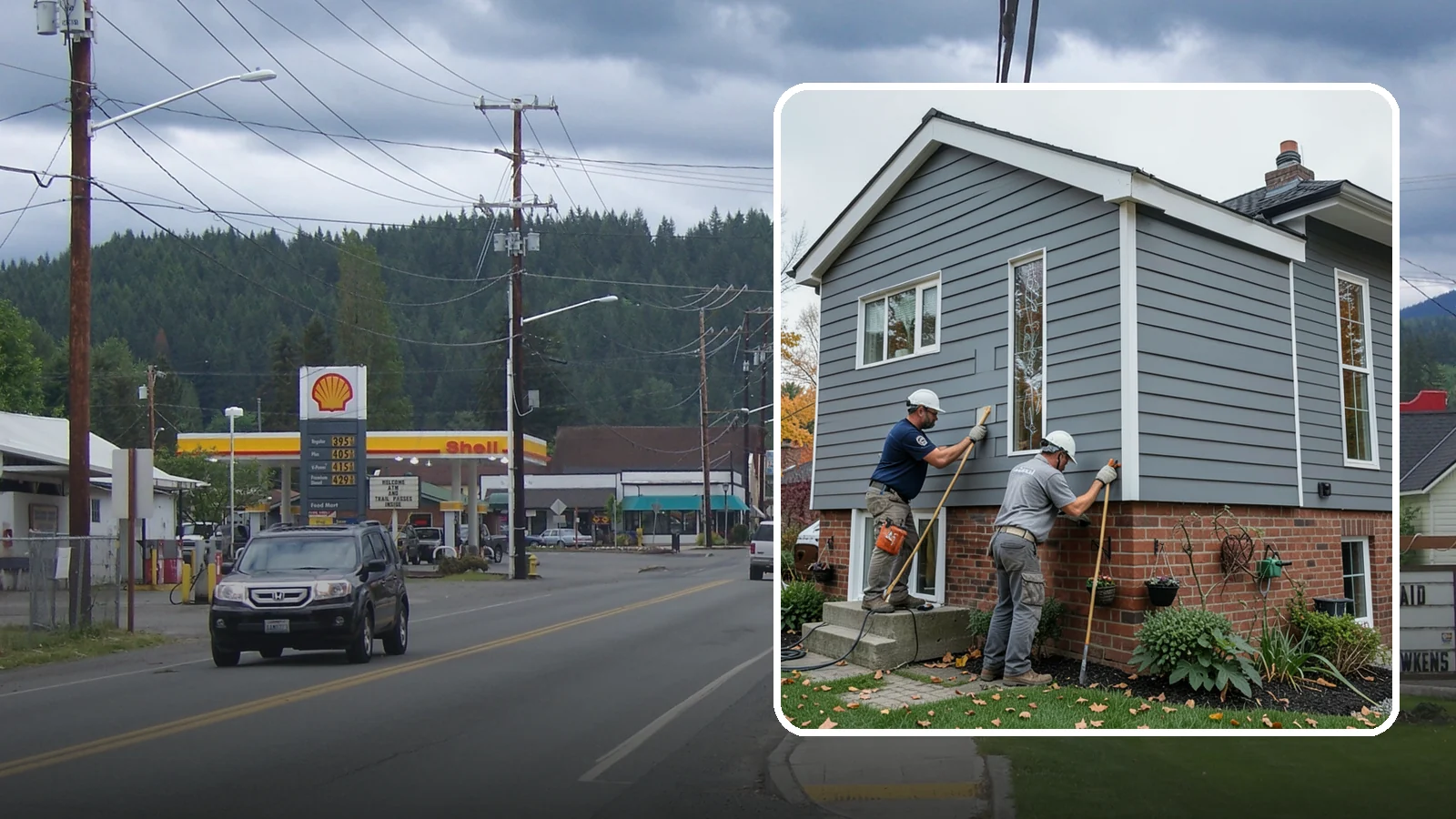 Fascia Replacement in Granite Falls, Snohomish County, WA - Full fascia replacement that renews the roofline boards protecting your eaves and gutters.