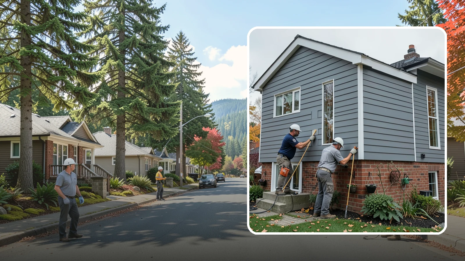 Fascia Replacement in Hunts Point, King County, WA - Full fascia replacement that renews the roofline boards protecting your eaves and gutters.