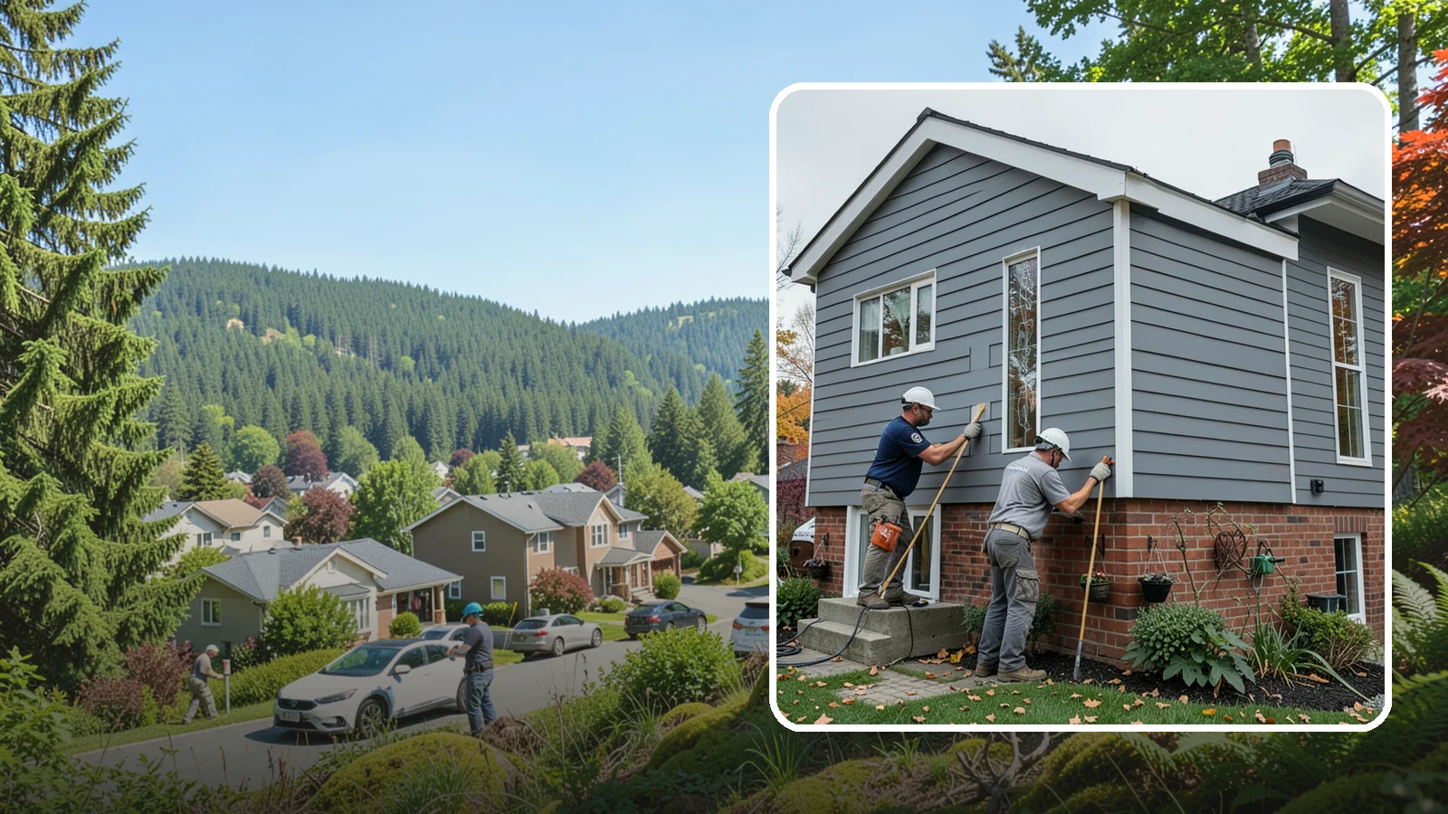 Fascia Replacement in Index, Snohomish County, WA - Full fascia replacement that renews the roofline boards protecting your eaves and gutters.