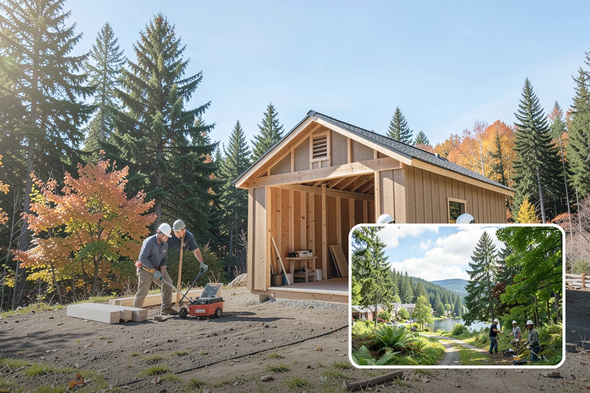 Fascia Replacement in Lake Forest Park, King County, WA - Renews the entire roofline in one project
