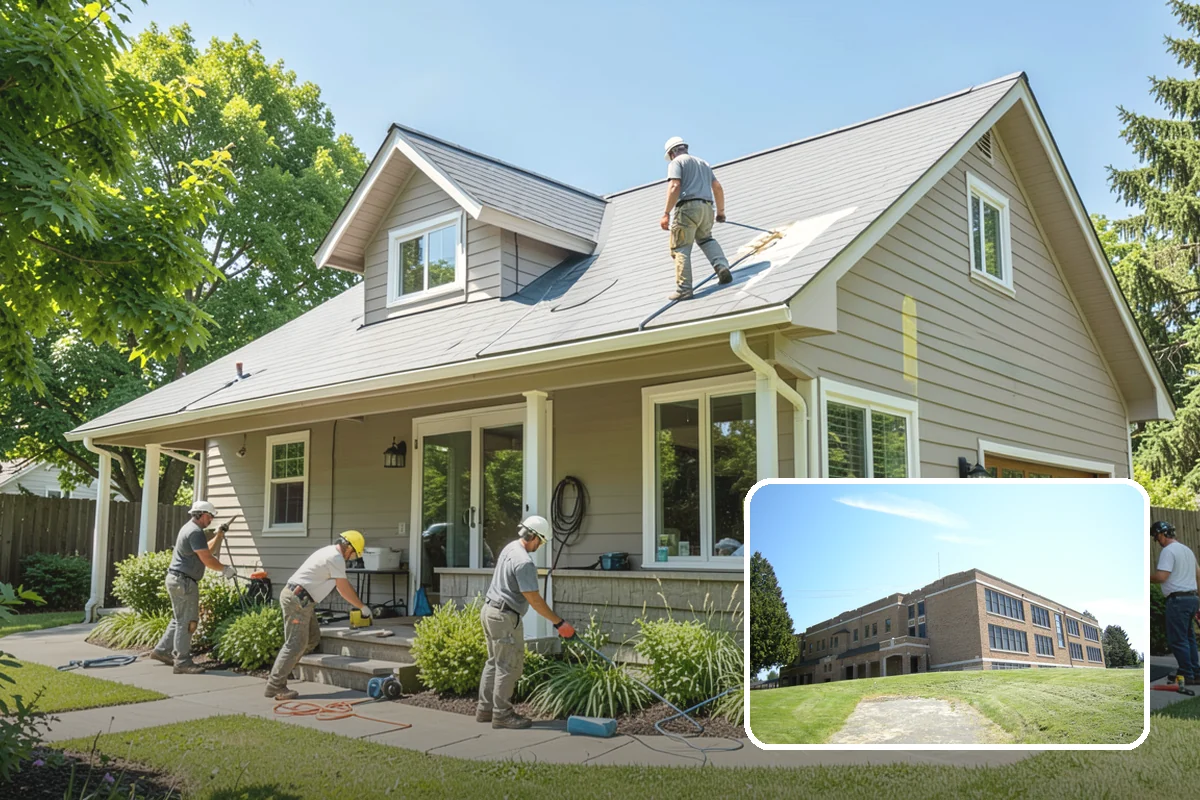 Fascia Replacement in Maple Valley, King County, WA - Renews the entire roofline in one project