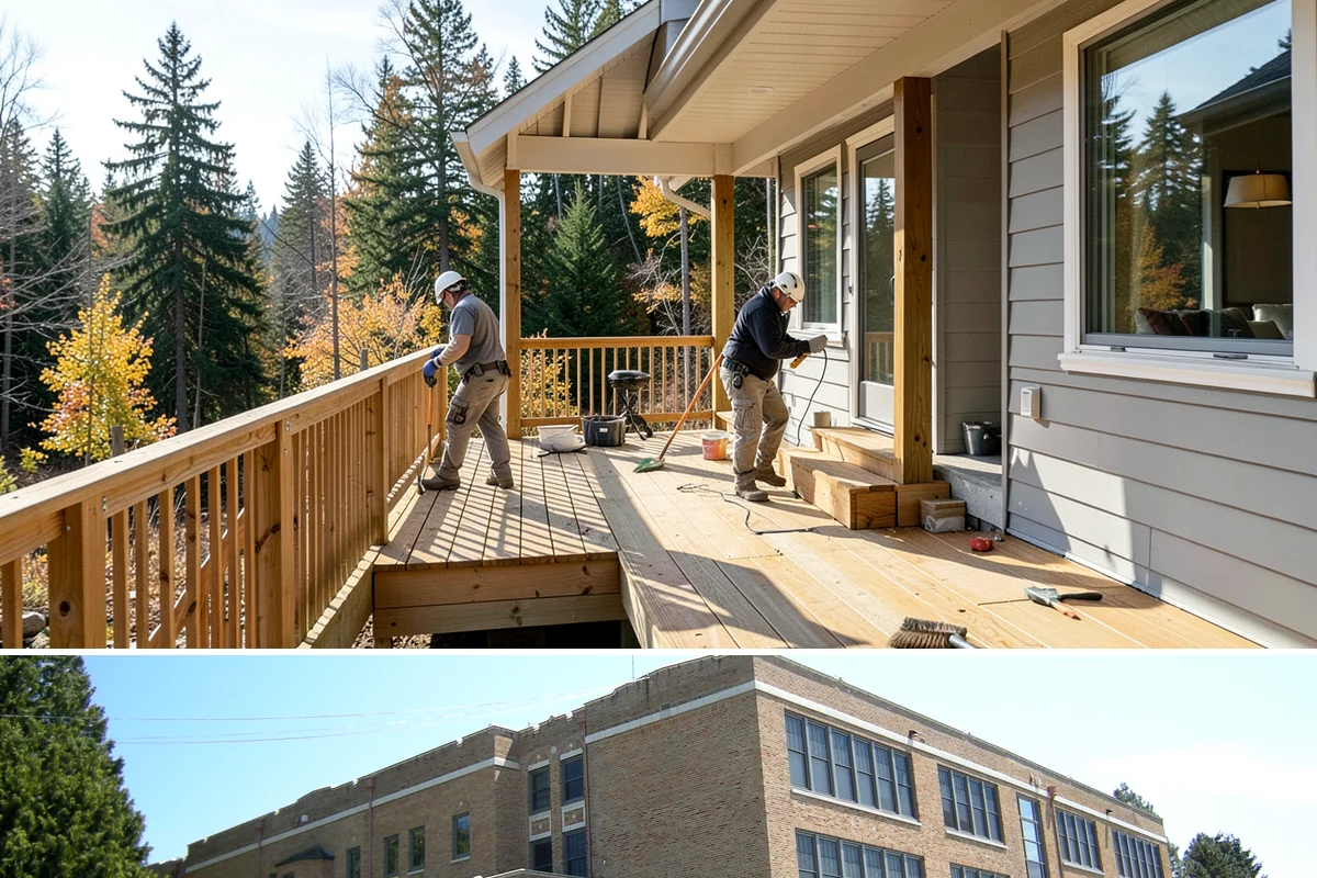 Fascia Replacement in Maple Valley, King County, WA - Summer and early fall provide the dry window needed for replacement and finishing.