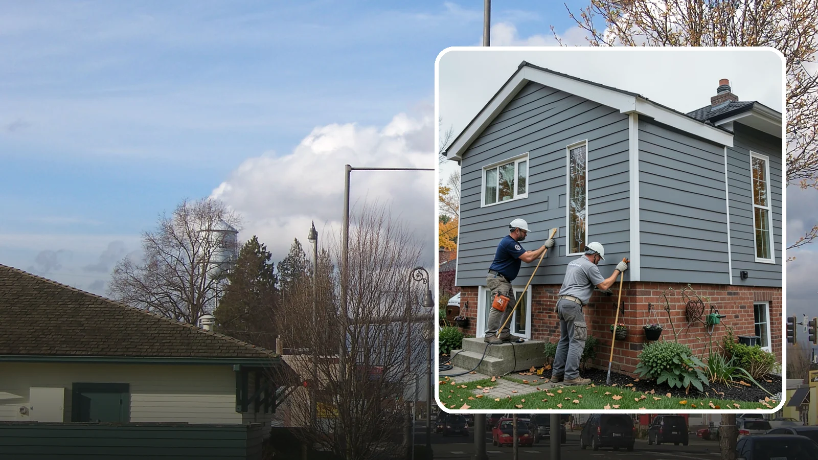 Fascia Replacement in Marysville, Snohomish County, WA - Full fascia replacement that renews the roofline boards protecting your eaves and gutters.