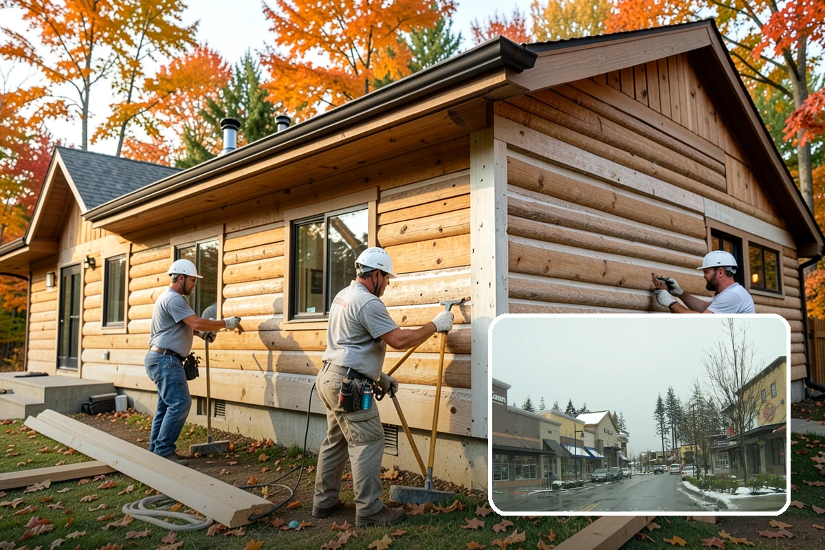 Fascia Replacement in Mill Creek, Snohomish County, WA - Renews the entire roofline in one project
