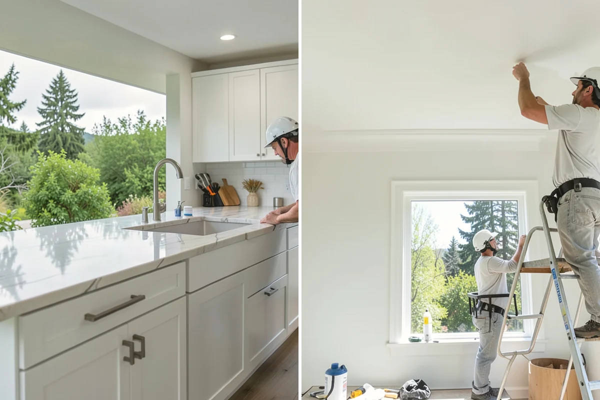 Fascia Replacement in Mill Creek, Snohomish County, WA - Remove existing fascia and inspect the framing