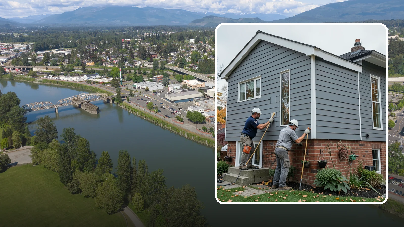 Fascia Replacement in Mount Vernon, Skagit County, WA - Full fascia replacement that renews the roofline boards protecting your eaves and gutters.