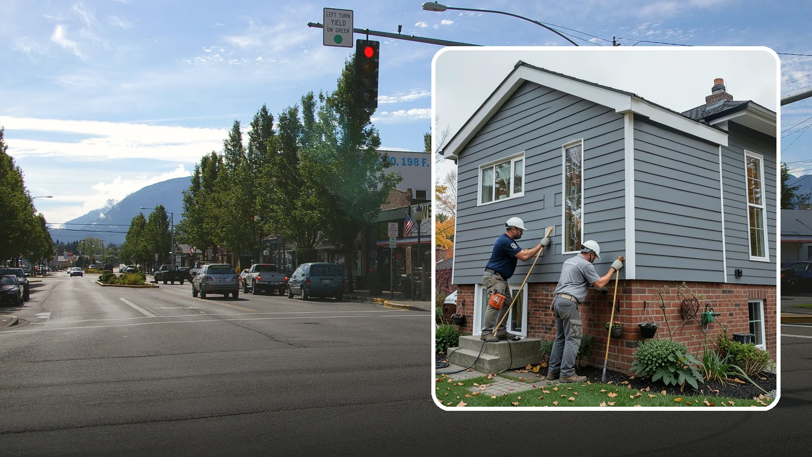 Fascia Replacement in North Bend, King County, WA - Full fascia replacement that renews the roofline boards protecting your eaves and gutters.