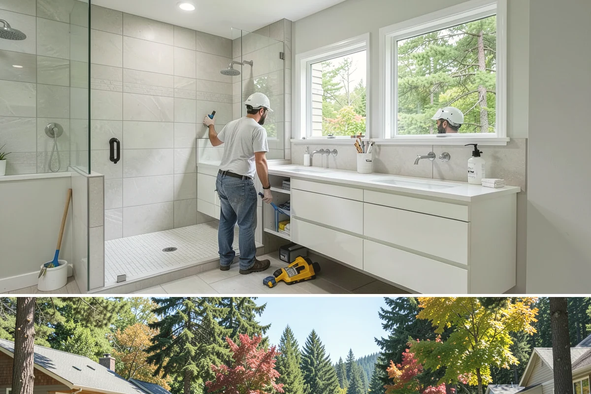 Fascia Replacement in Orting, Pierce County, WA - Summer and early fall provide the dry window needed for replacement and finishing.