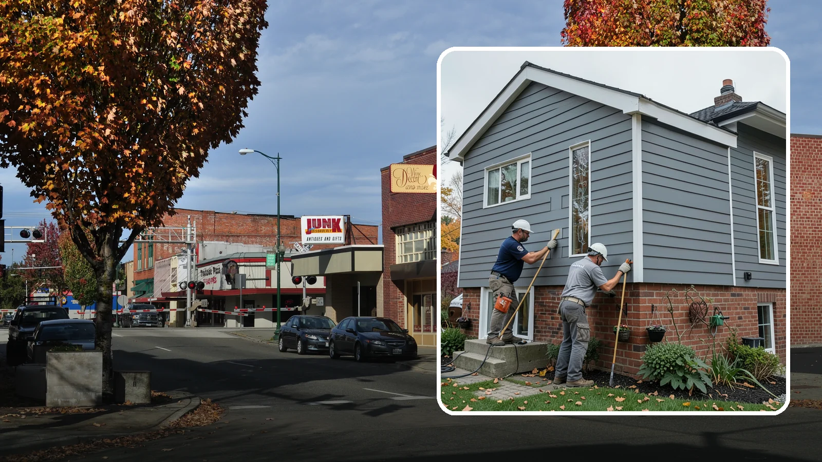 Fascia Replacement in Puyallup, Pierce County, WA - Full fascia replacement that renews the roofline boards protecting your eaves and gutters.