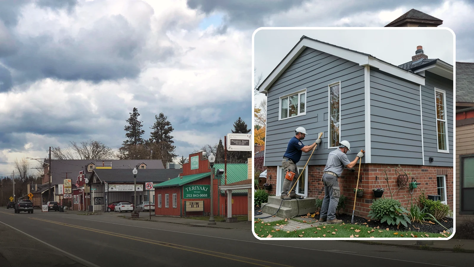 Fascia Replacement in Roy, Pierce County, WA - Full fascia replacement that renews the roofline boards protecting your eaves and gutters.