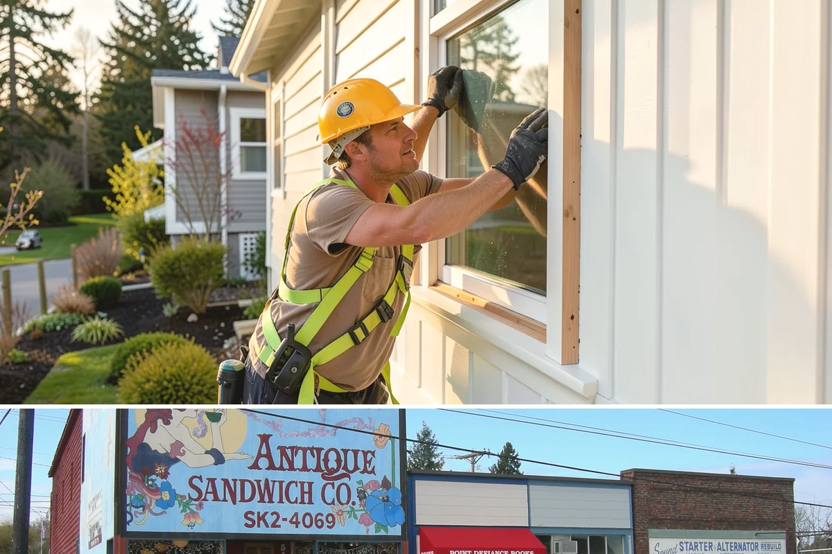 Fascia Replacement in Ruston, Pierce County, WA - Summer and early fall provide the dry window needed for replacement and finishing.