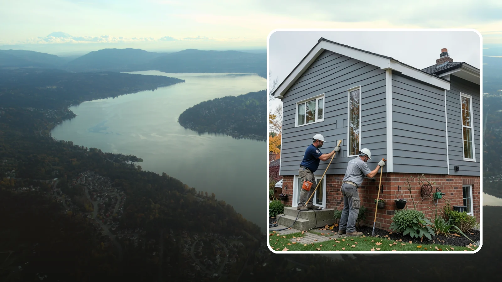 Fascia Replacement in Sammamish, King County, WA - Full fascia replacement that renews the roofline boards protecting your eaves and gutters.