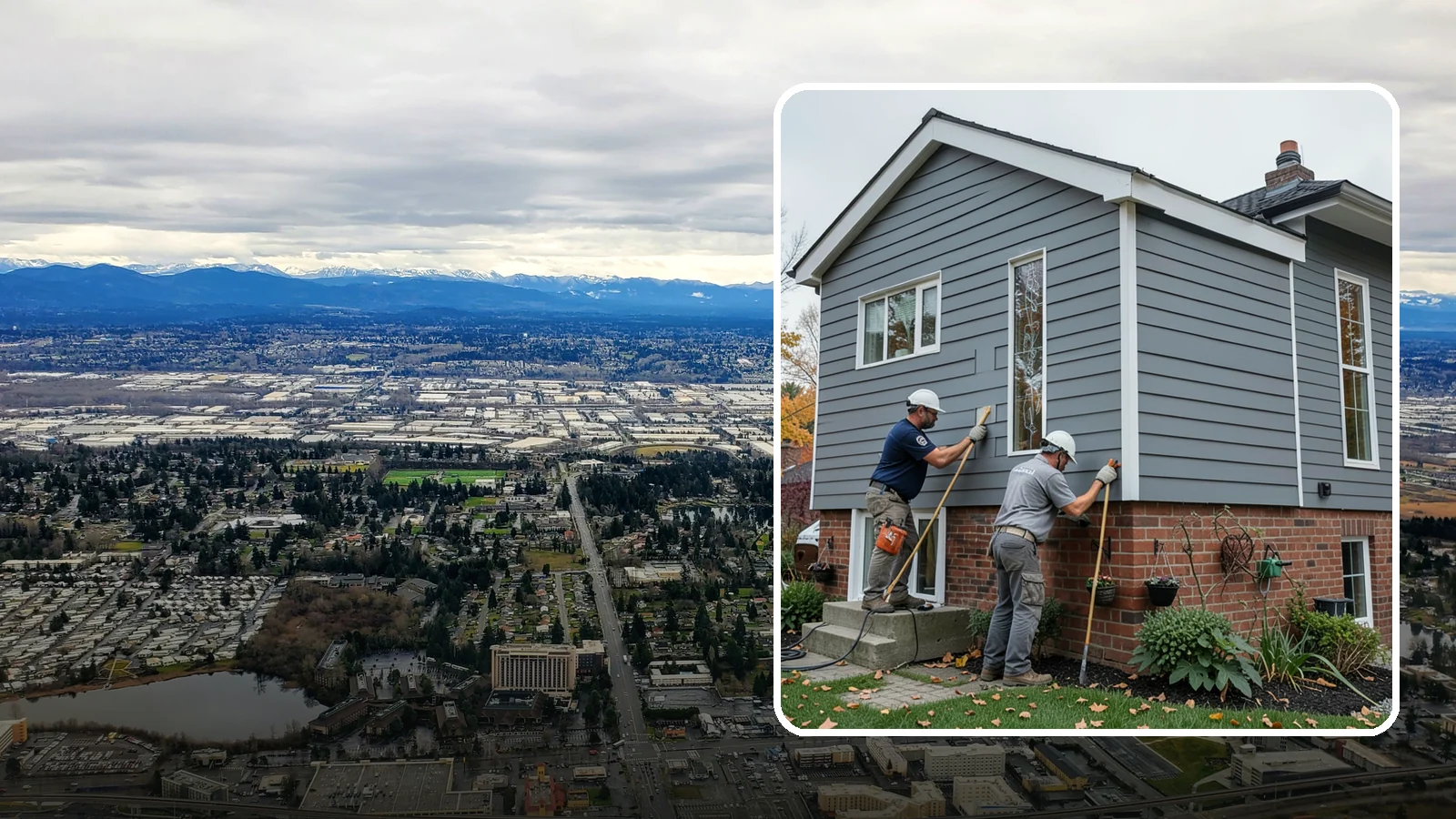Fascia Replacement in SeaTac, King County, WA - Full fascia replacement that renews the roofline boards protecting your eaves and gutters.
