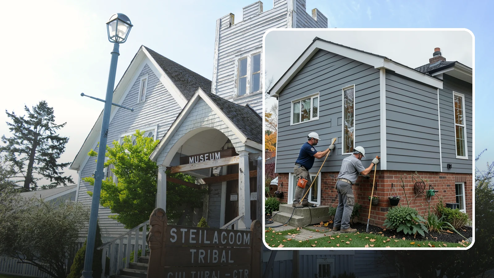 Fascia Replacement in Steilacoom, Pierce County, WA - Full fascia replacement that renews the roofline boards protecting your eaves and gutters.