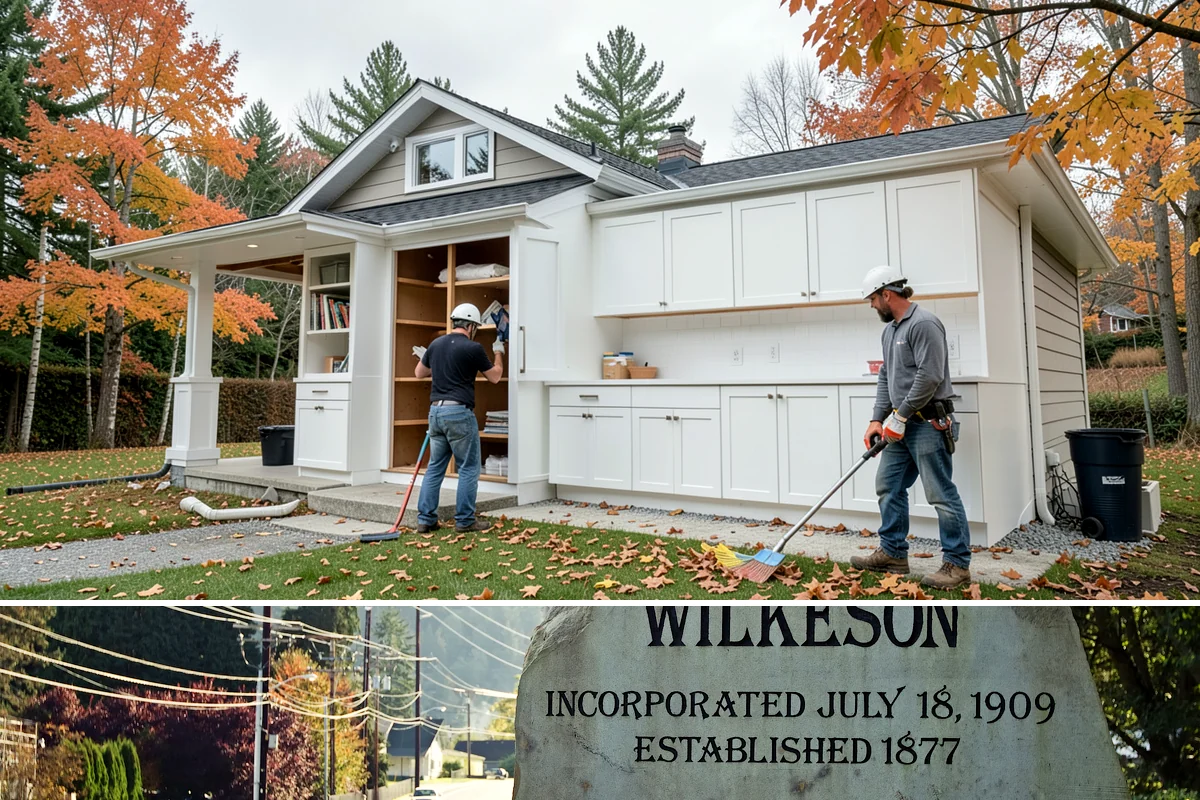 Fascia Replacement in Wilkeson, Pierce County, WA - Summer and early fall provide the dry window needed for replacement and finishing.