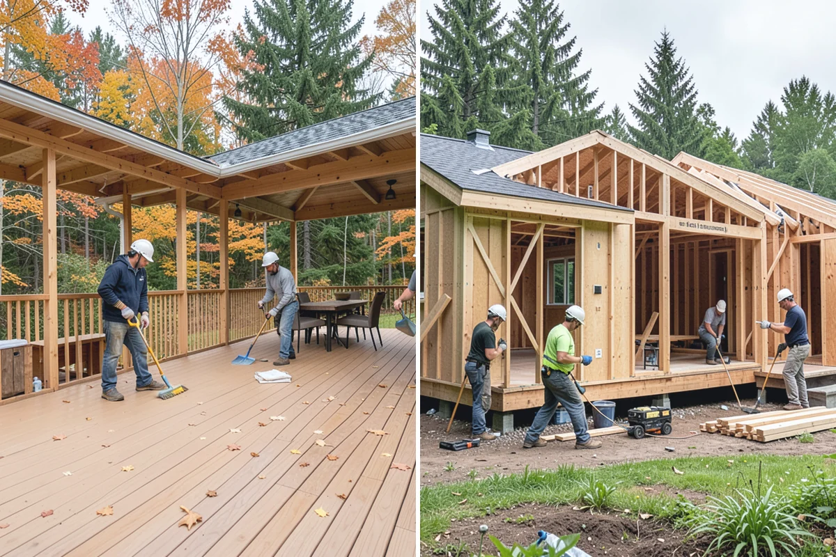 Fascia Replacement in Woodinville, King County, WA - Remove existing fascia and inspect the framing